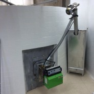 50 kW pellet burner installed on bread oven